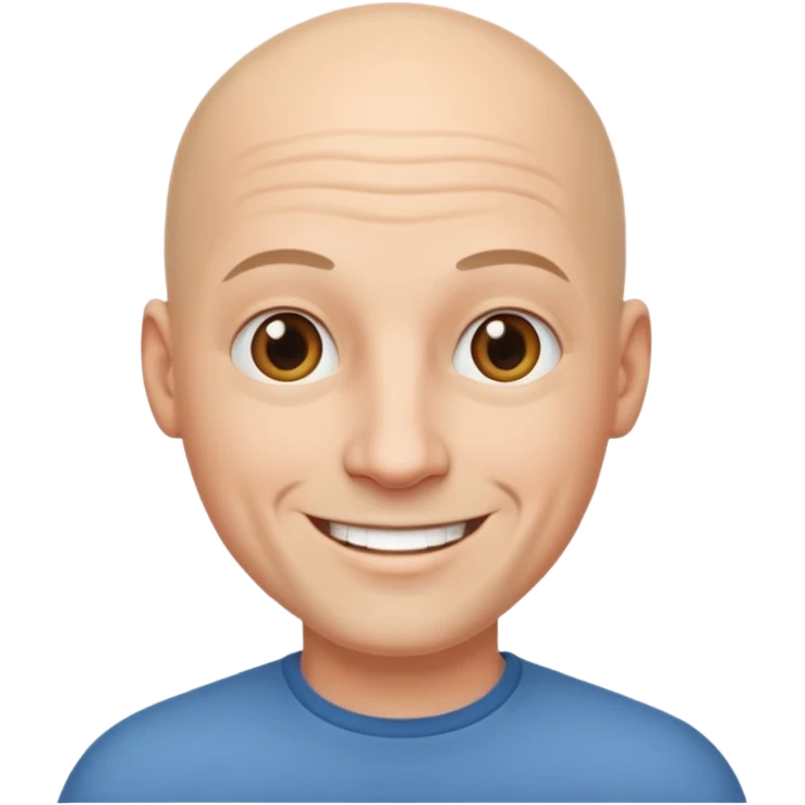 a bald man  emoji