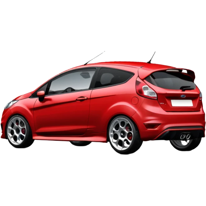 Ford fiesta st150 red emoji