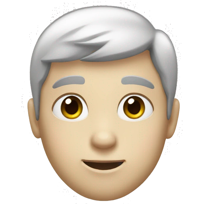 white school boy face emoji