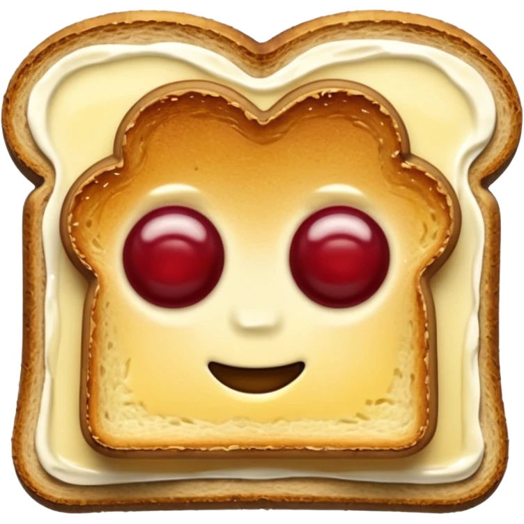 Toast with Butter and Jam
 emoji
