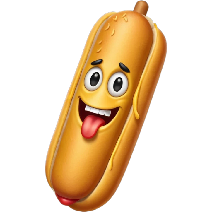 evil corndog emoji