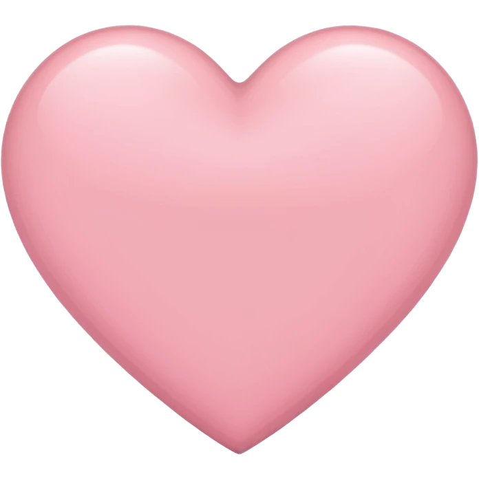 light pink heart emoji