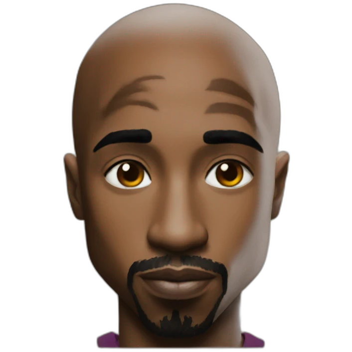 2pac with dragon ball  emoji