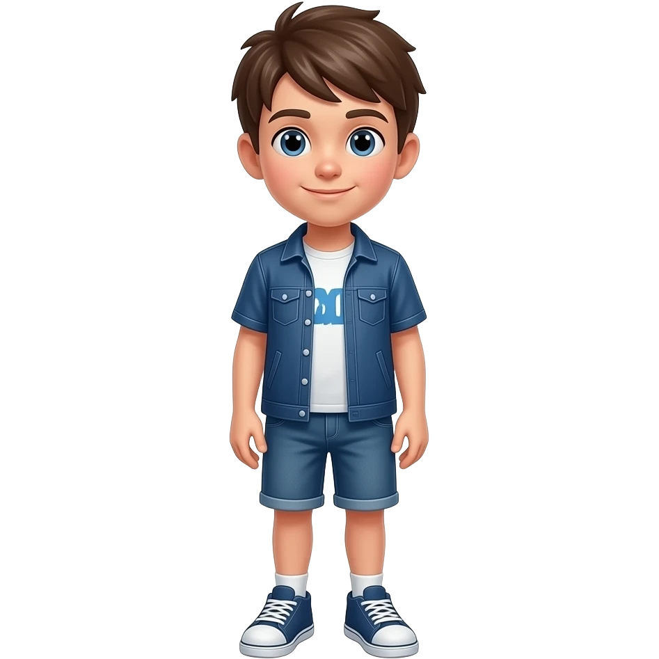 un chico de 12 años que se vea todo el cuerpo emoji