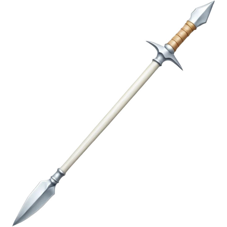 Long thin spear made of bone emoji