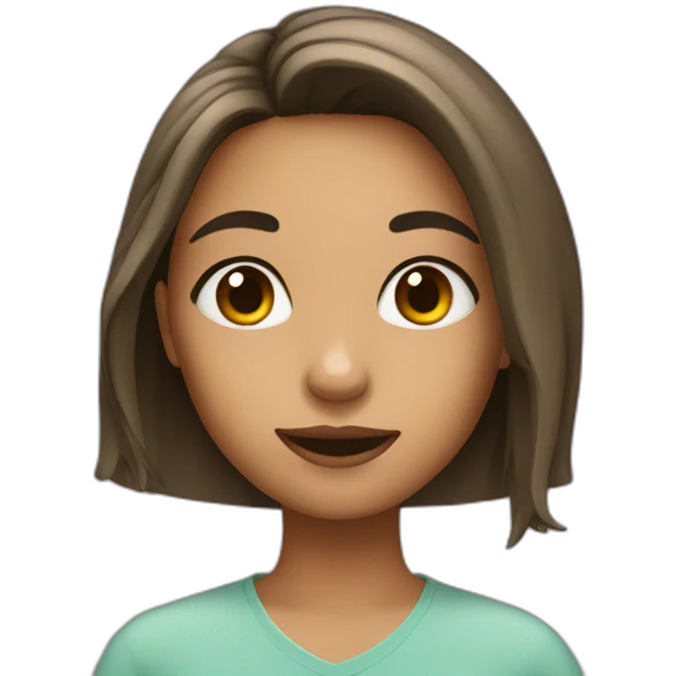 girl takes a selfie emoji
