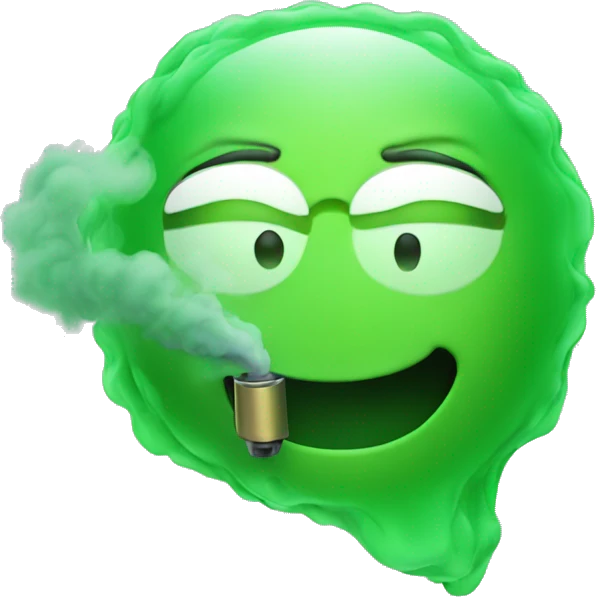 Green vape emoji