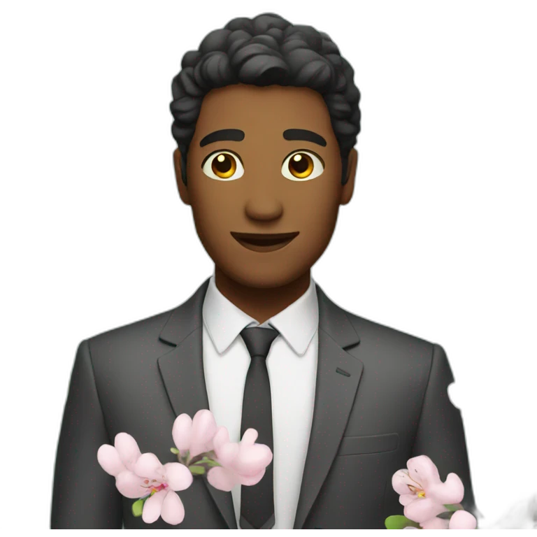 Spring man emoji