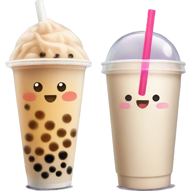 Bubble  tea and cofè emoji