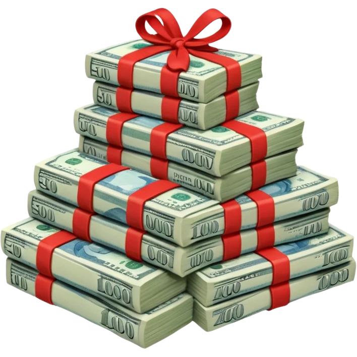 money blue (#00A3E0) and red (#F9423A) emoji