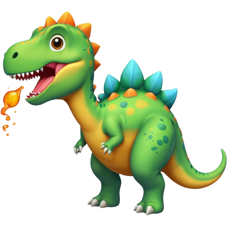 Blowing Dinosaurs  emoji