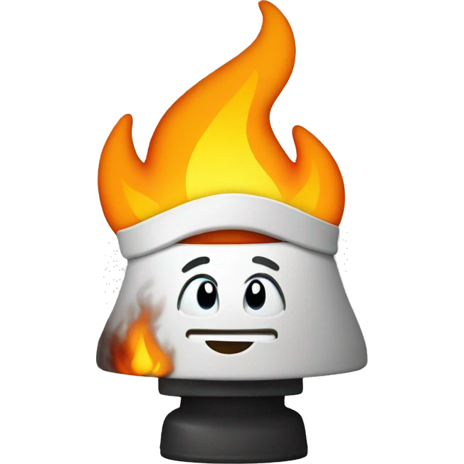 server on fire emoji