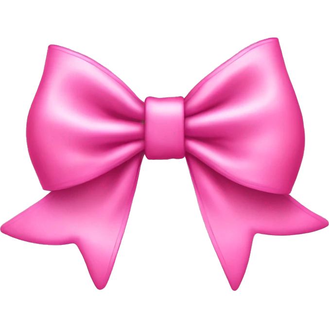 pink coquette bow emoji