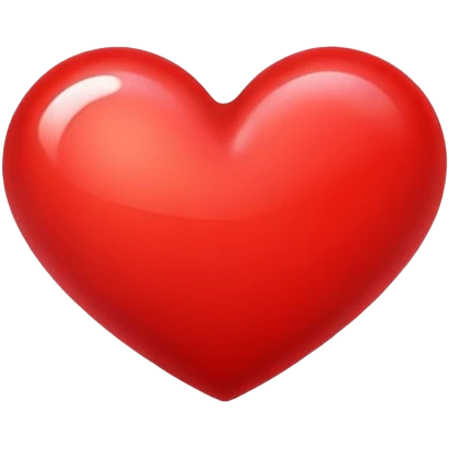 Red heart  emoji