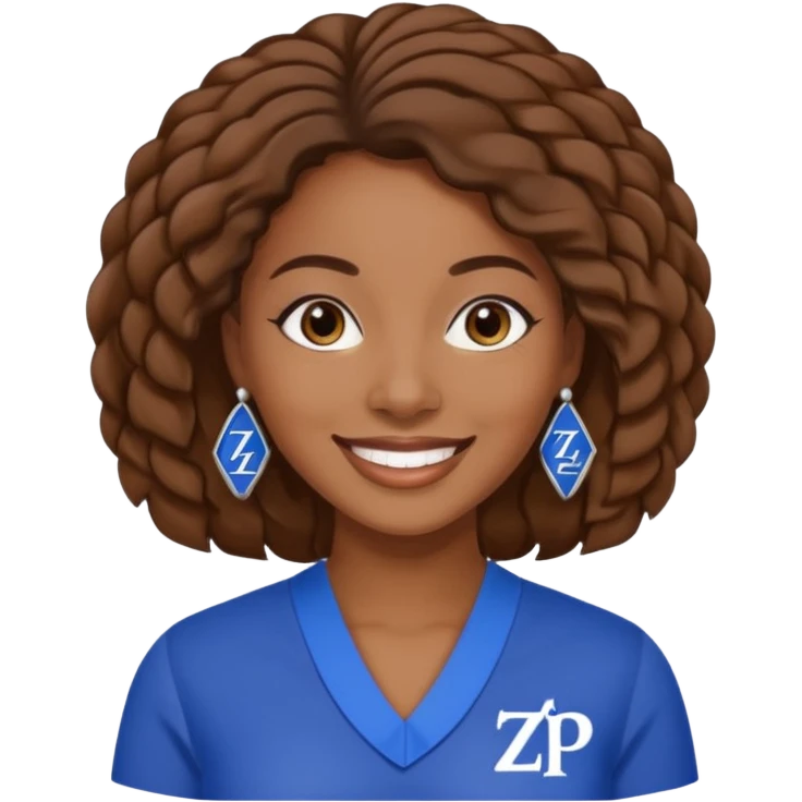 Zeta Phi Beta Sorority black women emoji emoji