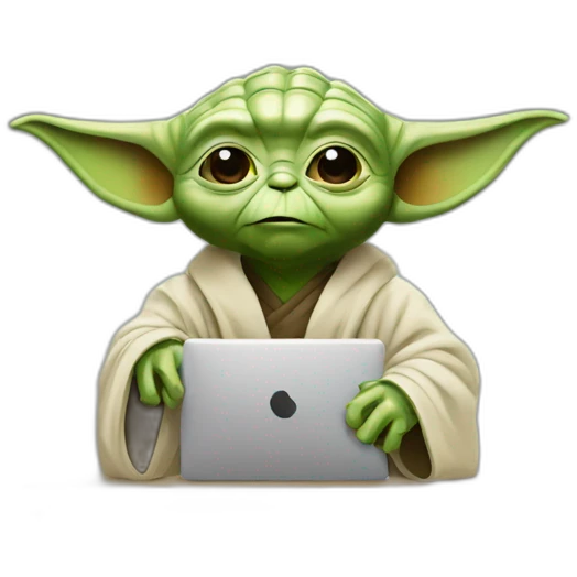yoda learning to code emoji