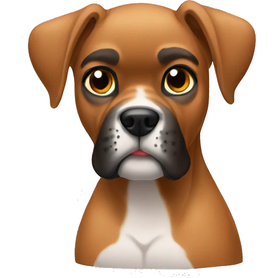 Fawn boxer  emoji