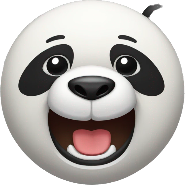 grimacing panda emoji