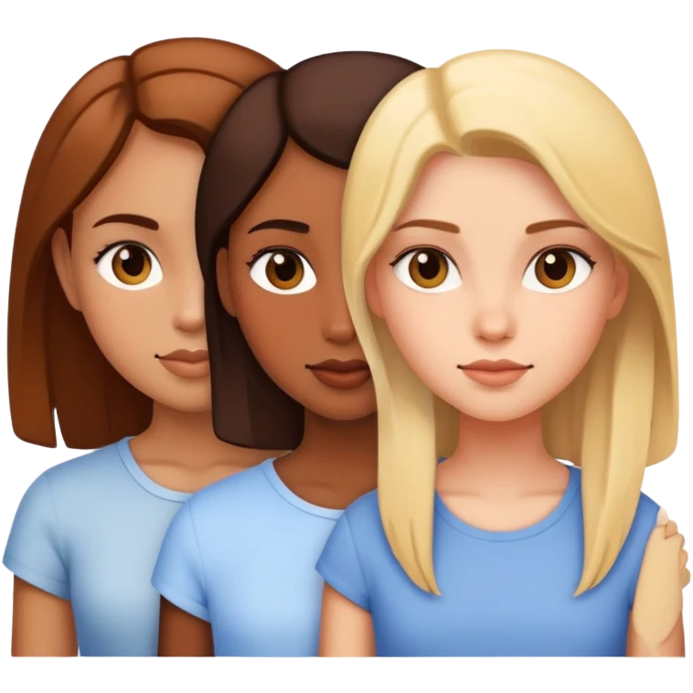 3 girls emoji