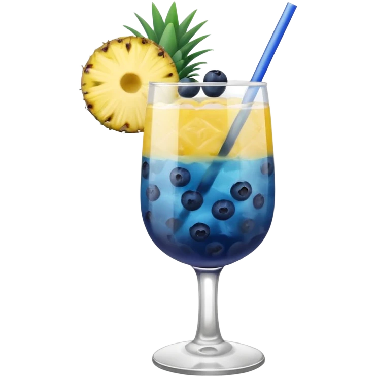 Pineapple Blueberry Margarita emoji