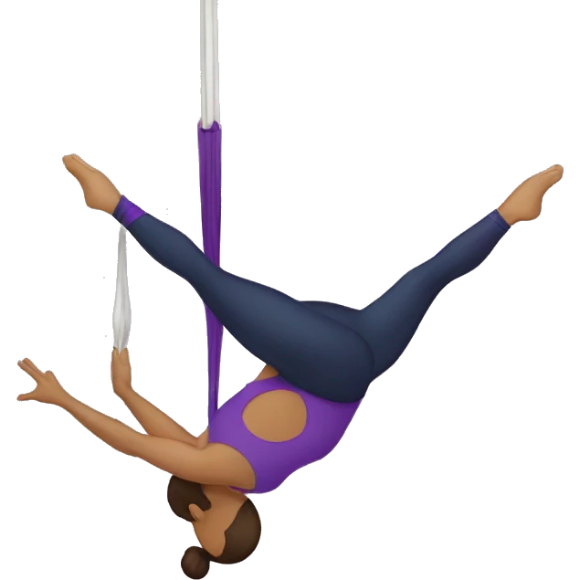 Aerial silks emoji