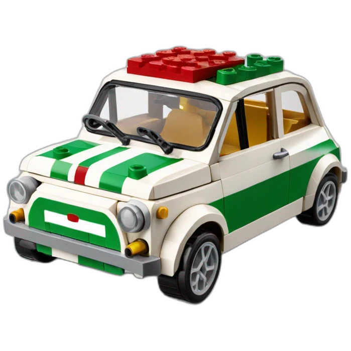 lego-fiat-500-italian-colors emoji