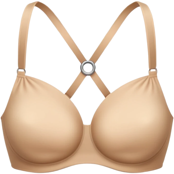create an emoji, beige bra, no human emoji