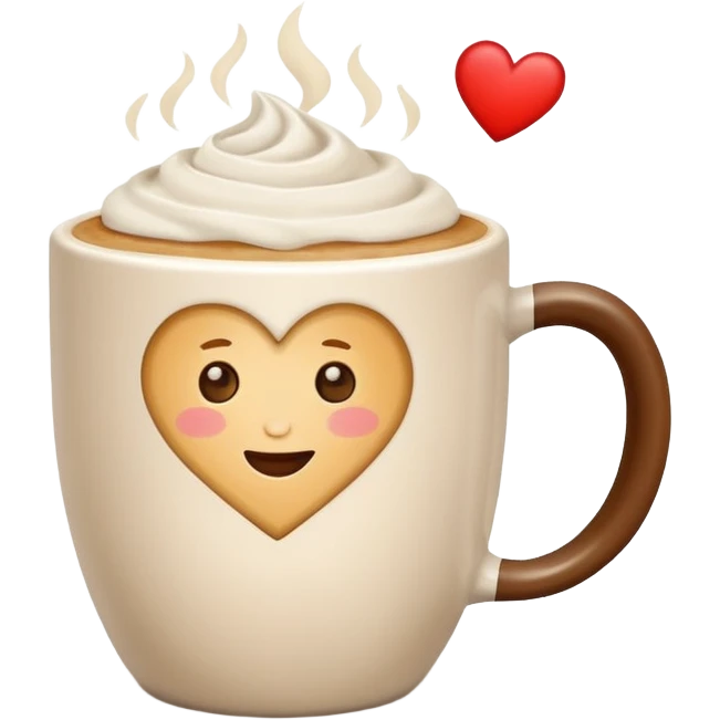 cafe latte emoji