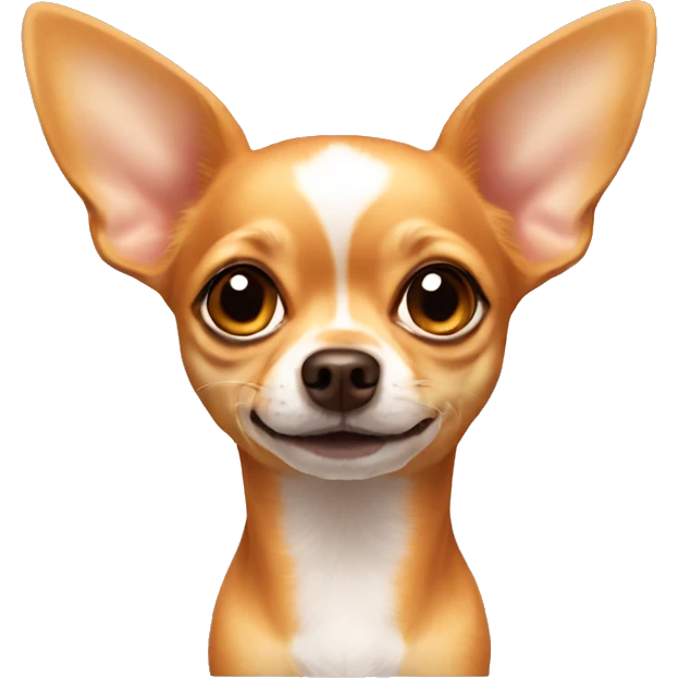 Chihuahua orange with brown eyes  emoji