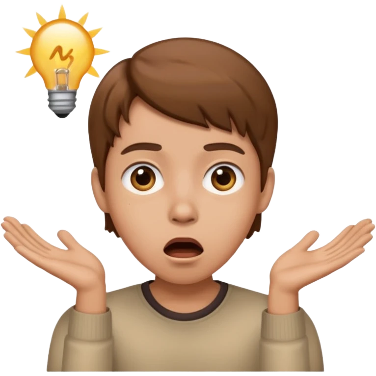 Brain is shoked emoji