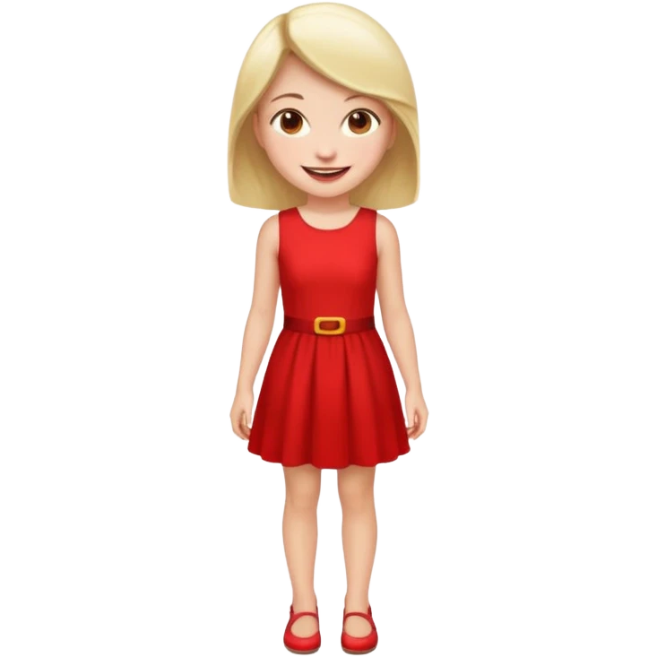 A girl in super short dress emoji