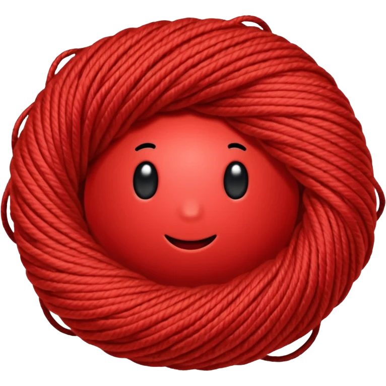 red ball of yarn emoji