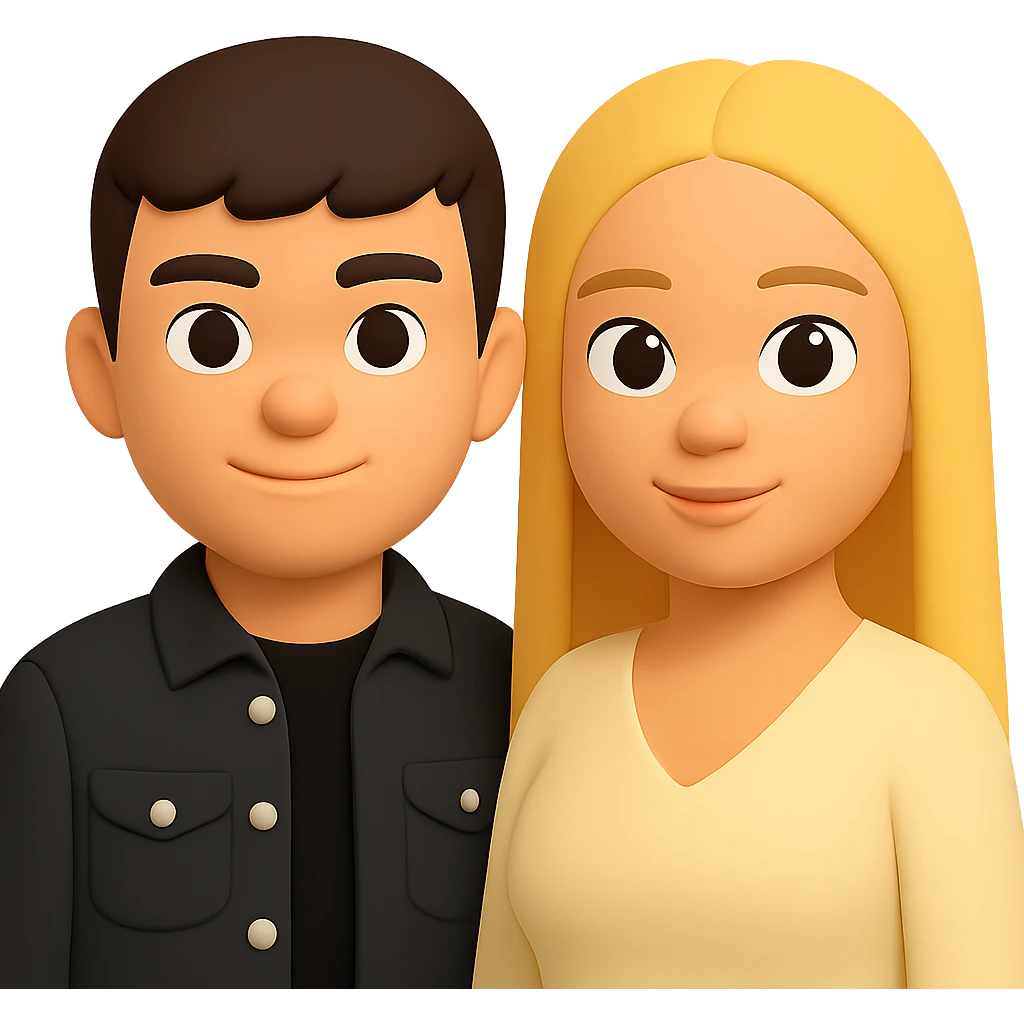 Slightly increase the volume of the upper body of the girl and turn her to face forward. The style should resemble Microsoft style 3D fluent emojis. Keep the background transparent. emoji