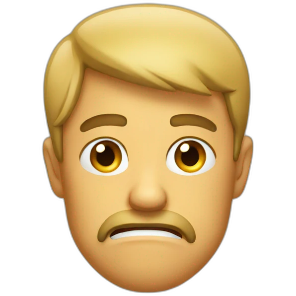 disgusted emoji