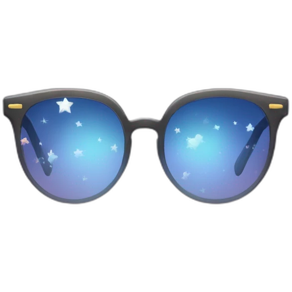 caca rosde avec des étoiles qui brille comme des arcs en ciel emoji