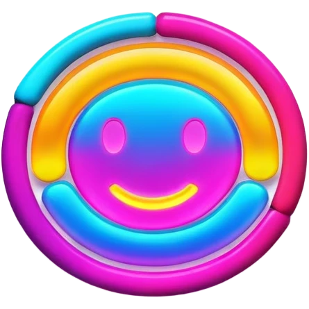 neon glow sign emoji