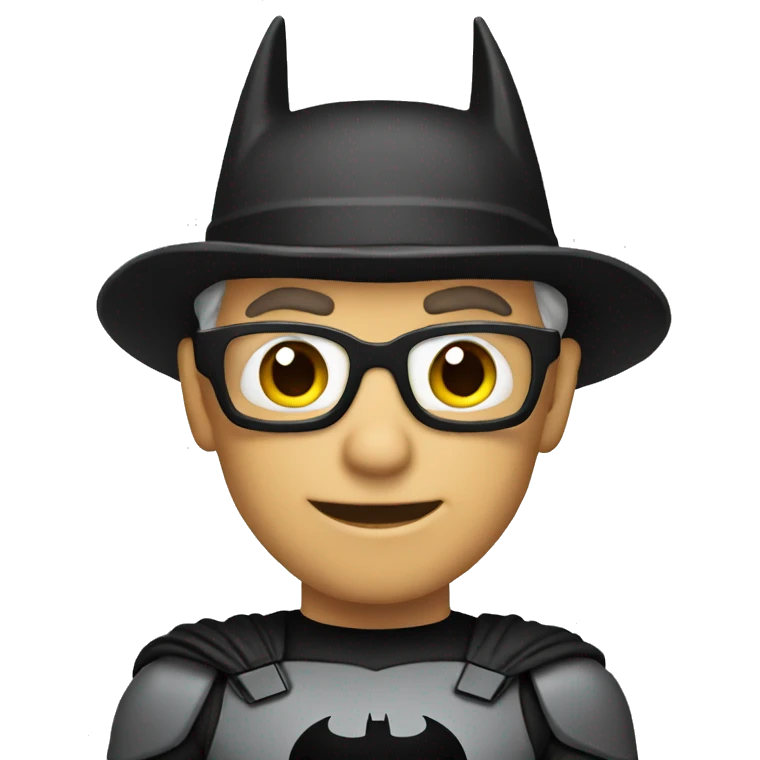 batman geek emoji