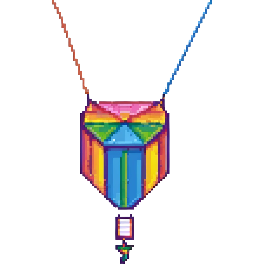rainbow box kite emoji