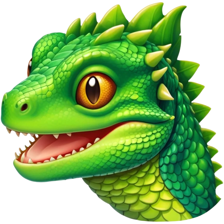 Lizard laughing  emoji