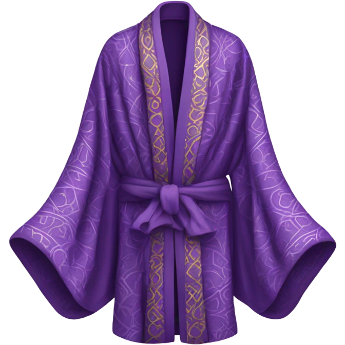 Purple robe emoji