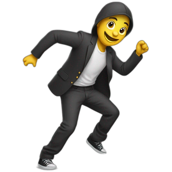 Chuky bailando gracioso emoji