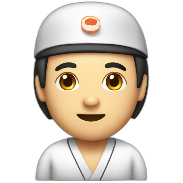 Sushi man emoji