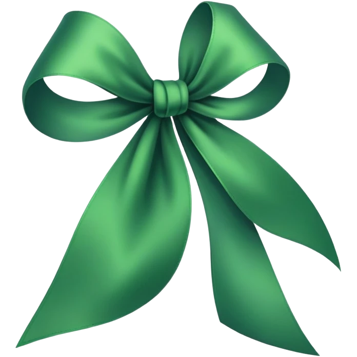 Green ribbon emoji