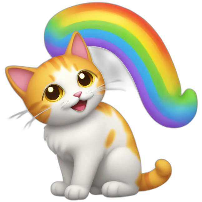 rainbow cat emoji