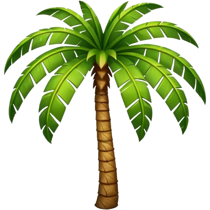Palm Tree: flat body bend emoji