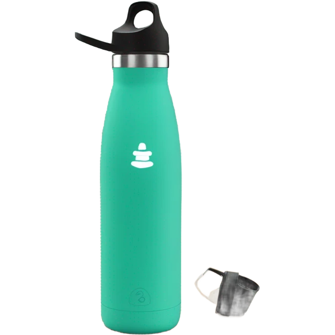 Teal mint sport water bottle emoji