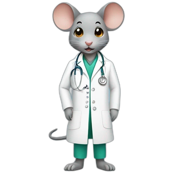 mouse doctor emoji