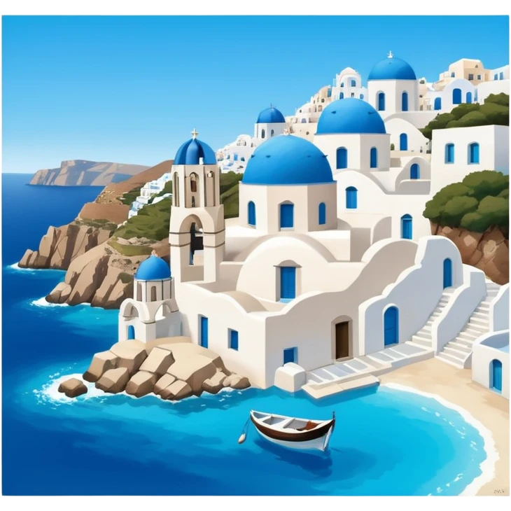 cyclades islands of greece emoji