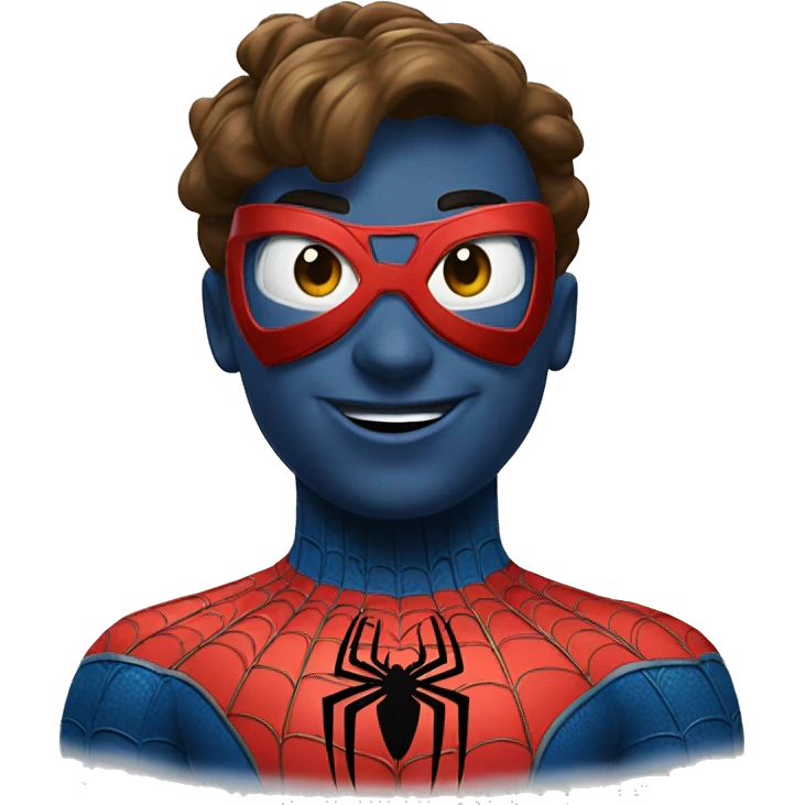 Xmas Spider-Man emoji