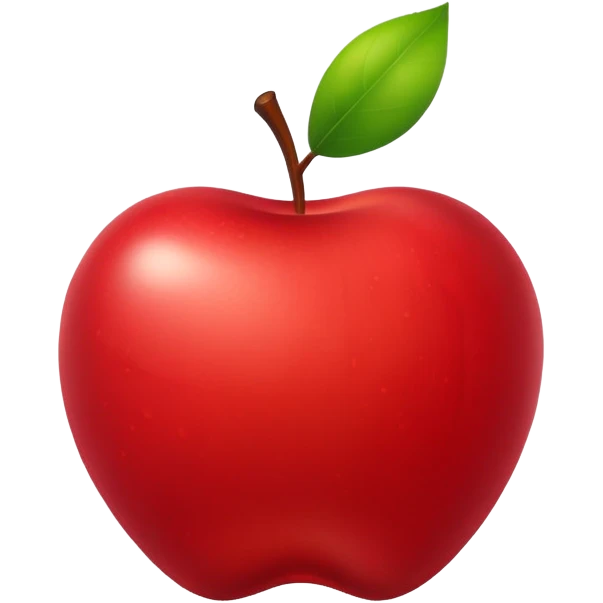 red apple emoji